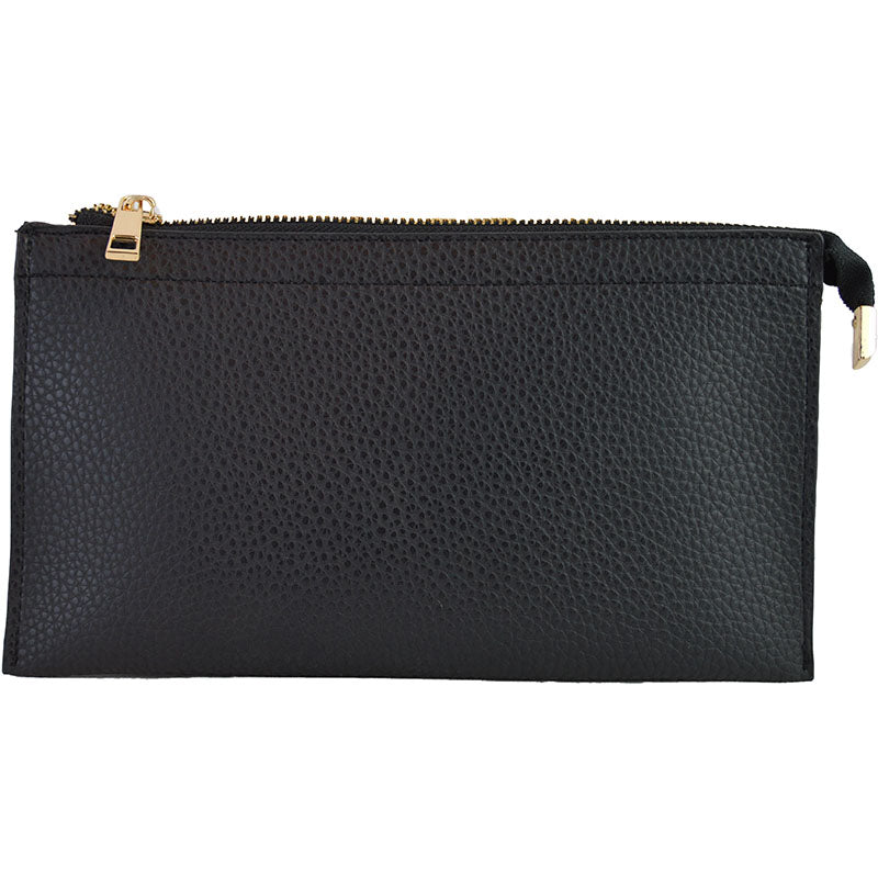 Small Vegan leather Crossbody/Wristlet Handbag